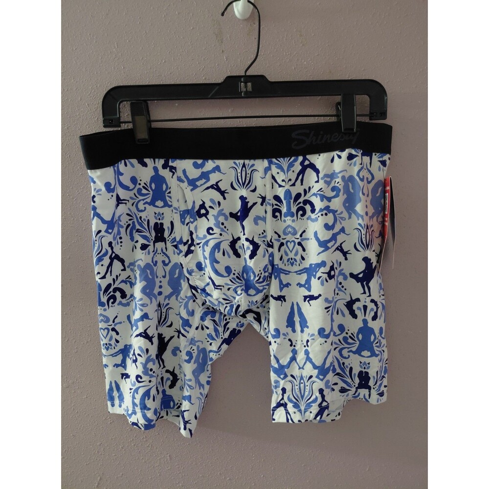 Shinesty The Risqué Rorschach Print Long Leg Ball Hammock® Underwear Sz L 36-39